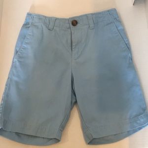 Lands End Blue Cadet Shorts Boys Size 8